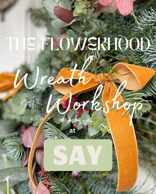 Luxury Christmas Wreath Making Workshop - SAY Doughnuts